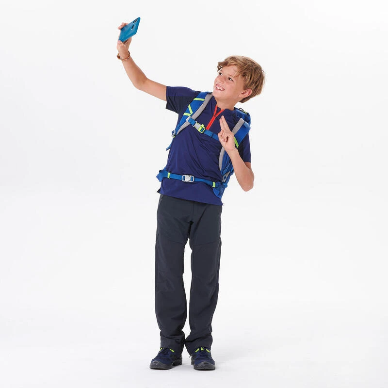 Quechua Softshell Broek Voor Wandelen MH550 Zwart Kinderen 7-15 Jaar 4 Quechua Softshell Broek Voor Wandelen MH550 Zwart Kinderen 7-15 Jaar - Afbeelding 2