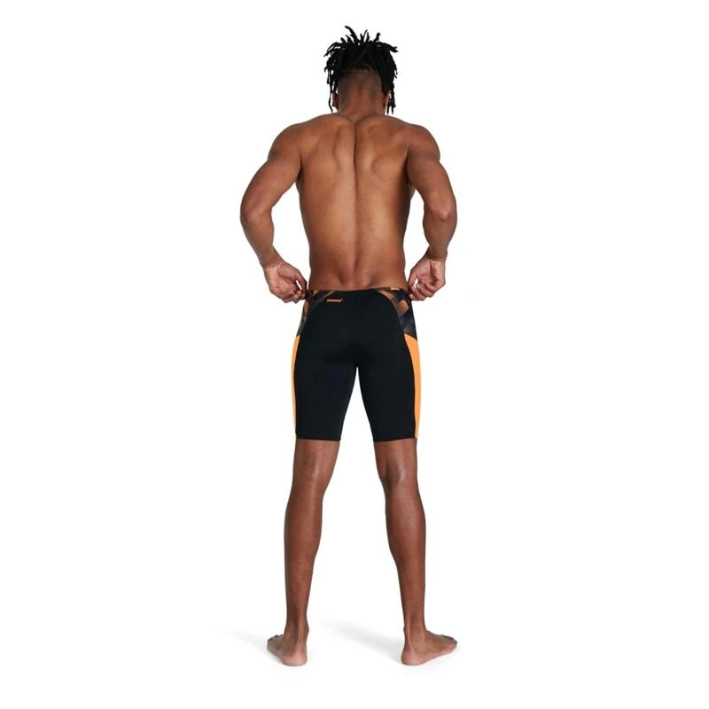 Speedo ECO END+ Splice Jammer - Black/ Papaya Punch/ USA Charcoal 4 Speedo ECO END+ Splice Jammer - Black/ Papaya Punch/ USA Charcoal - Afbeelding 2