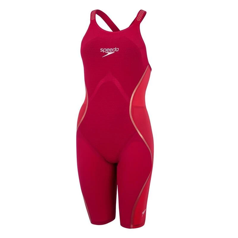 Speedo Fastskin LZR Pure Intent Openback Kneeskin - Sunrise 3 Speedo Fastskin LZR Pure Intent Openback Kneeskin - Sunrise