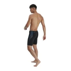 Speedo Medley Logo Jammer - Black/ Pool -Modekleding speedo medley logo jammer black pool 2