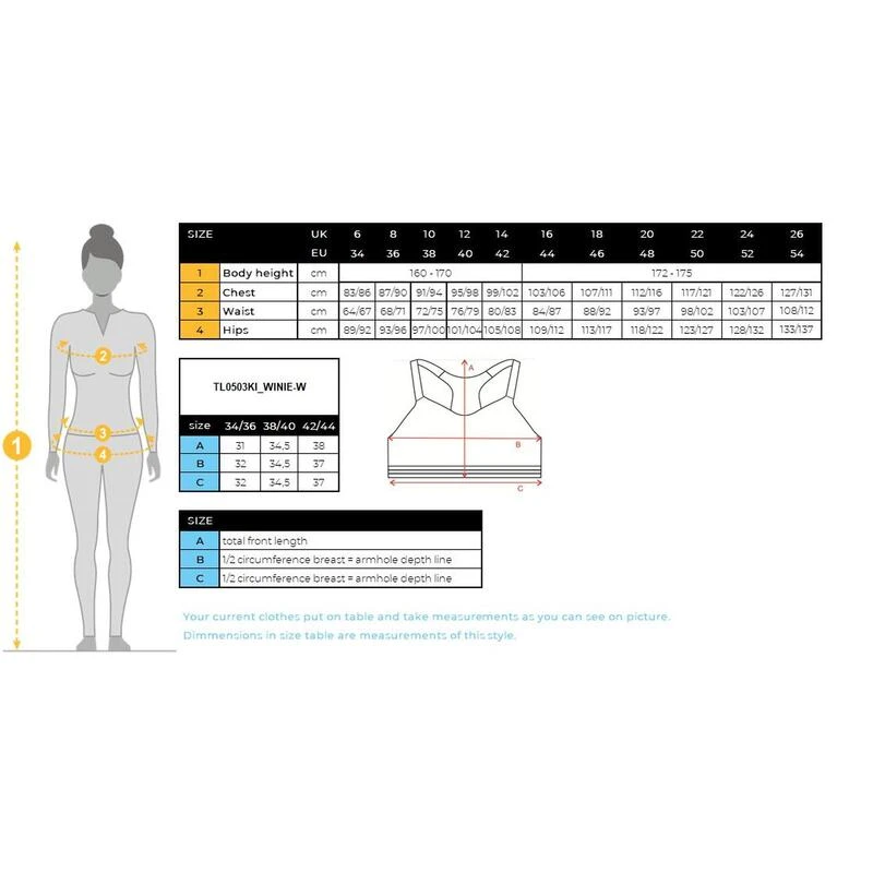 Sportbeha Voor Dames Kilpi WINIE-W 5 Sportbeha Voor Dames Kilpi WINIE-W - Afbeelding 3