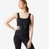 Sporttop Met Ingewerkte Beha Zwart 2 Sporttop Met Ingewerkte Beha Zwart -Modekleding sporttop met ingewerkte beha zwart