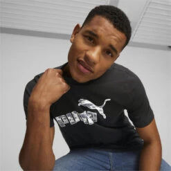 Summer Splash Graphic T-shirt Voor Heren PUMA -Modekleding summer splash graphic t shirt voor heren puma 1