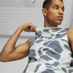 Summer Splash Mouwloos T-shirt Voor Heren PUMA -Modekleding summer splash mouwloos t shirt voor heren puma 3