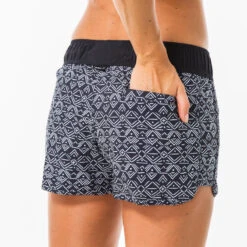 Surfboardshort Voor Dames Tini Ethni Met Elastische Band En Aantrekkoordje -Modekleding surfboardshort voor dames tini ethni met elastische band en aantrekkoordje 3