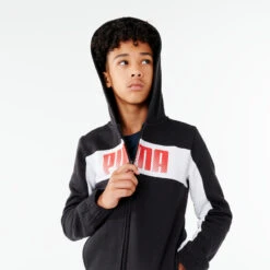 Puma Synthetisch En Ademend Trainingspak Voor Kinderen Zwart -Modekleding synthetisch en ademend trainingspak voor kinderen zwart 2