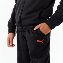 Puma Synthetisch En Ademend Trainingspak Voor Kinderen Zwart -Modekleding synthetisch en ademend trainingspak voor kinderen zwart 4