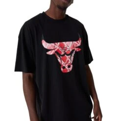 NEW ERA T-shirt Chicago Bulls NBA Infill Logo -Modekleding t shirt chicago bulls nba infill logo 3