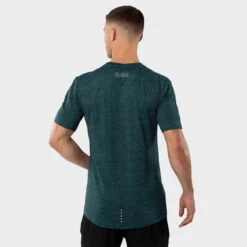 T-shirt Korte Mouw Fitness SIROKO Alkaline Smaragdgroen Heren 8 T-shirt Korte Mouw Fitness SIROKO Alkaline Smaragdgroen Heren -Modekleding t shirt korte mouw fitness siroko alkaline smaragdgroen heren 1
