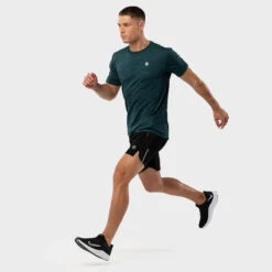 T-shirt Korte Mouw Fitness SIROKO Alkaline Smaragdgroen Heren 10 T-shirt Korte Mouw Fitness SIROKO Alkaline Smaragdgroen Heren -Modekleding t shirt korte mouw fitness siroko alkaline smaragdgroen heren 3