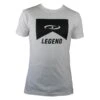 T-shirt Legend Icon Kids/Volwassenen Wit 100% Bio Katoen -Modekleding t shirt legend icon kidsvolwassenen wit 100 bio katoen