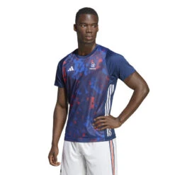 ADIDAS T-shirt Officiel D'Entrainement De L'Équipe De France 2023/24 -Modekleding t shirt officiel dentrainement de lequipe de france 202324 2