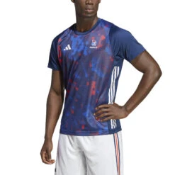 ADIDAS T-shirt Officiel D'Entrainement De L'Équipe De France 2023/24 -Modekleding t shirt officiel dentrainement de lequipe de france 202324 3