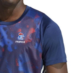 ADIDAS T-shirt Officiel D'Entrainement De L'Équipe De France 2023/24 -Modekleding t shirt officiel dentrainement de lequipe de france 202324 5