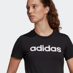 ADIDAS T-SHIRT VOOR FITNESS EN SOFT TRAINING DAMES ZWART -Modekleding t shirt voor fitness en soft training dames zwart 3
