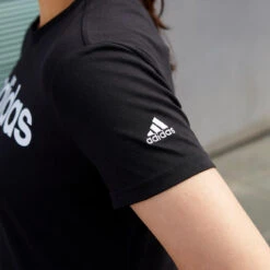 ADIDAS T-SHIRT VOOR FITNESS EN SOFT TRAINING DAMES ZWART -Modekleding t shirt voor fitness en soft training dames zwart 9