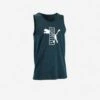 Puma Tanktop Heren Blauw -Modekleding tanktop heren blauw