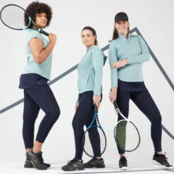 Artengo Tennis Legging Met Rokje Dry Voor Dames HIP BALL -Modekleding tennis legging met rokje dry voor dames hip ball donkerblauw 6