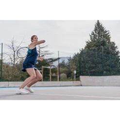 Artengo Tennisjurk Voor Dames Dry 21 Artengo Tennisjurk Voor Dames Dry -Modekleding tennisjurk voor dames dry diepblauw en turquoise 7