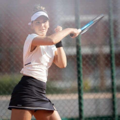 Artengo Tennisrokje Voor Dames Dry 500 -Modekleding tennisrokje voor dames dry 500 zwart 7