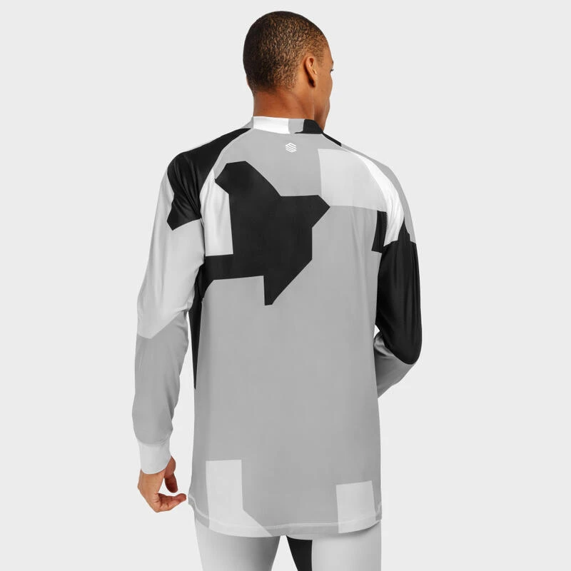 Thermisch Ondershirt Wintersport SIROKO Slush Camo Zwart Heren 4 Thermisch Ondershirt Wintersport SIROKO Slush Camo Zwart Heren - Afbeelding 2