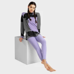 Thermisch Ondershirt Wintersport SIROKO Slush-W Gleam Lavendel Dames -Modekleding thermisch ondershirt wintersport siroko slush w gleam lavendel dames 3