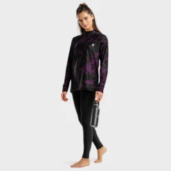 Thermisch Ondershirt Wintersport SIROKO Slush-W Grape Zwart Dames -Modekleding thermisch ondershirt wintersport siroko slush w grape zwart dames 3