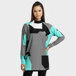 Thermisch Ondershirt Wintersport SIROKO Slush-W Penguin Turquoise Dames