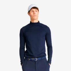 Thermische Coltrui Voor Golf Heren CW500 -Modekleding thermische coltrui voor golf heren cw500 marineblauw 1