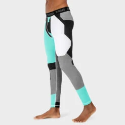 Thermische Onderbroek Wintersport SIROKO Highlights Turquoise Heren -Modekleding thermische onderbroek wintersport siroko highlights turquoise heren 2