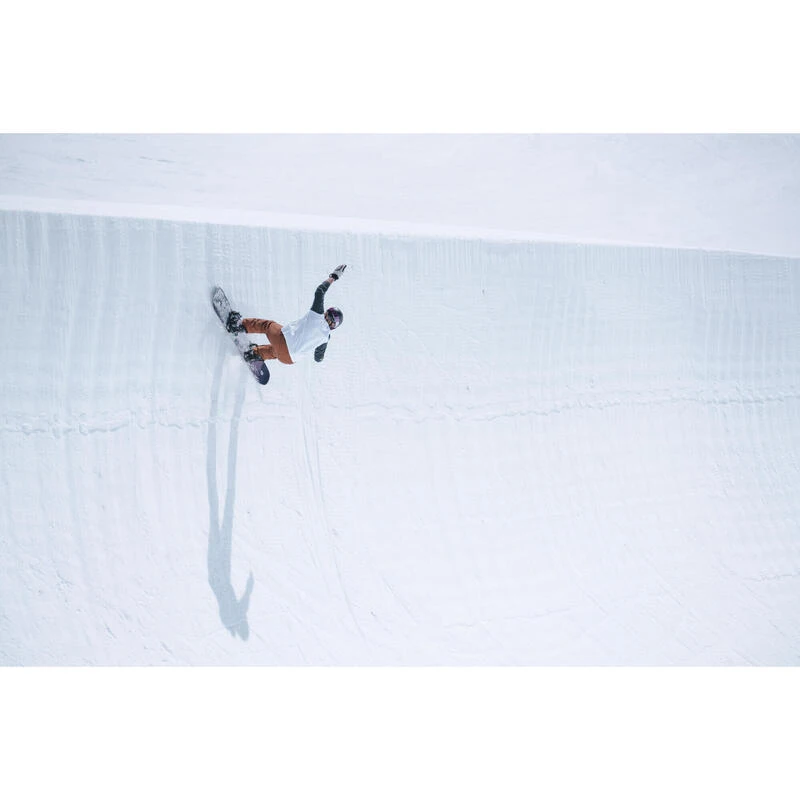 WEDZE Thermoshirt Voor Skiën Voor Dames BL 590 Brokovich Merinowol Grijs/wit 13 WEDZE Thermoshirt Voor Skiën Voor Dames BL 590 Brokovich Merinowol Grijs/wit - Afbeelding 11