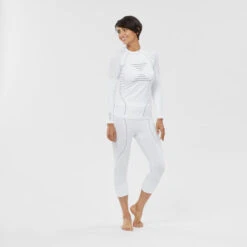 WEDZE Thermoshirt Voor Skiën Voor Dames BL 980 22 WEDZE Thermoshirt Voor Skiën Voor Dames BL 980 -Modekleding thermoshirt voor skien voor dames bl 980 wit 9