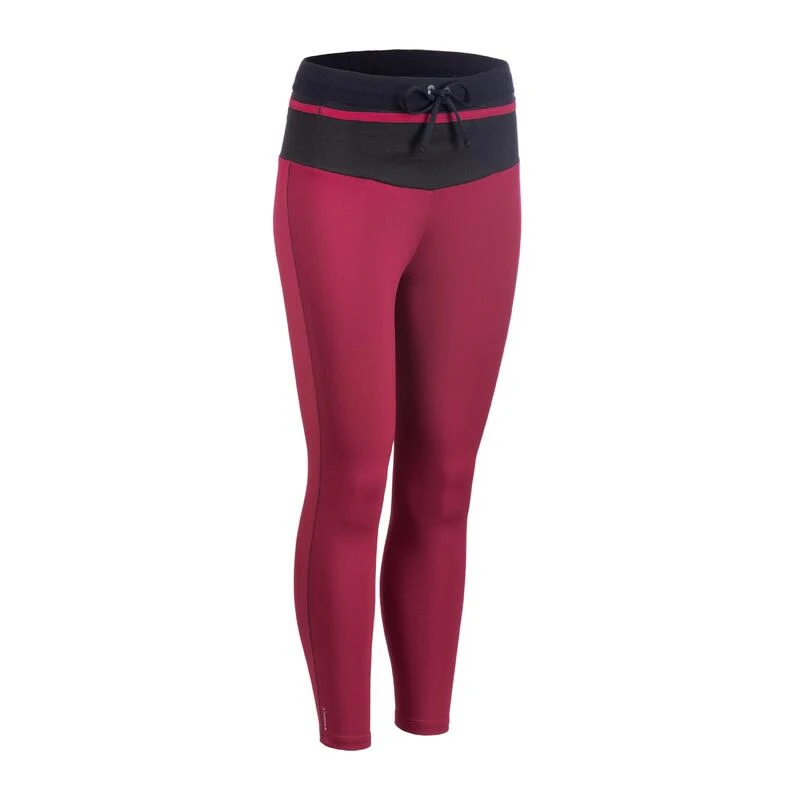 Tight Voor Trail Running Dames 7/8-lengte Frambozenrood 3 Tight Voor Trail Running Dames 7/8-lengte Frambozenrood