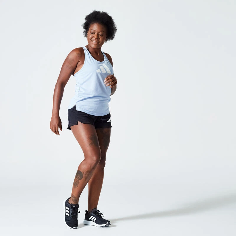 ADIDAS Topje Voor Cardiofitness Dames Blauw 4 ADIDAS Topje Voor Cardiofitness Dames Blauw - Afbeelding 2