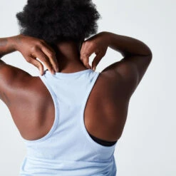 ADIDAS Topje Voor Cardiofitness Dames Blauw 9 ADIDAS Topje Voor Cardiofitness Dames Blauw -Modekleding topje voor cardiofitness dames blauw 2