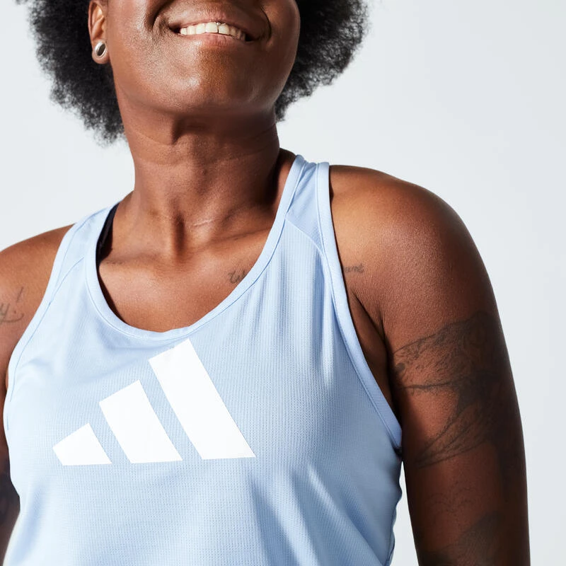 ADIDAS Topje Voor Cardiofitness Dames Blauw 6 ADIDAS Topje Voor Cardiofitness Dames Blauw - Afbeelding 4