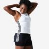 ADIDAS Topje Voor Cardiofitness Dames Wit 1 ADIDAS Topje Voor Cardiofitness Dames Wit -Modekleding topje voor cardiofitness dames wit