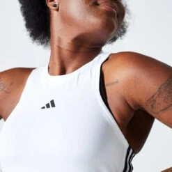 ADIDAS Topje Voor Cardiofitness Dames Wit 14 ADIDAS Topje Voor Cardiofitness Dames Wit -Modekleding topje voor cardiofitness dames wit 3