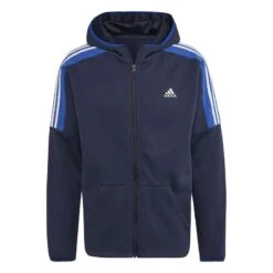 ADIDAS Trainingspak Fleece Colorblock Blauw - HK4463 10 ADIDAS Trainingspak Fleece Colorblock Blauw - HK4463 -Modekleding trainingspak fleece colorblock blauw hk4463 3