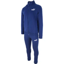 Trainingspak Puma Clean Sweat, Blauw, Mannen 9 Trainingspak Puma Clean Sweat, Blauw, Mannen -Modekleding trainingspak puma clean sweat blauw mannen 2