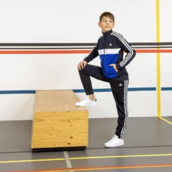 ADIDAS TRAININGSPAK VOOR KINDEREN COLORBLOCK BLAUW -Modekleding trainingspak voor kinderen colorblock blauw 15
