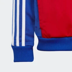 ADIDAS TRAININGSPAK VOOR KINDEREN COLORBLOCK BLAUW/ROOD -Modekleding trainingspak voor kinderen colorblock blauwrood 4