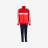 ADIDAS TRAININGSPAK VOOR KINDEREN COLORBLOCK ROOD -Modekleding trainingspak voor kinderen colorblock rood