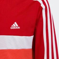 ADIDAS TRAININGSPAK VOOR KINDEREN COLORBLOCK ROOD 11 ADIDAS TRAININGSPAK VOOR KINDEREN COLORBLOCK ROOD -Modekleding trainingspak voor kinderen colorblock rood 2
