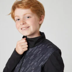 Trainingspak Voor Kinderen Gym'y Ecodesign Synthetisch Ademend Zwart Met Print -Modekleding trainingspak voor kinderen gymy ecodesign synthetisch ademend zwart met print 1