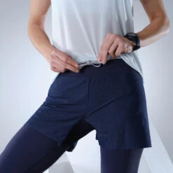 Quechua Ultralichte Tight Met Short Voor Fast Hiking Dames FH900 Blauw 13 Quechua Ultralichte Tight Met Short Voor Fast Hiking Dames FH900 Blauw -Modekleding ultralichte tight met short voor fast hiking dames fh900 blauw 3