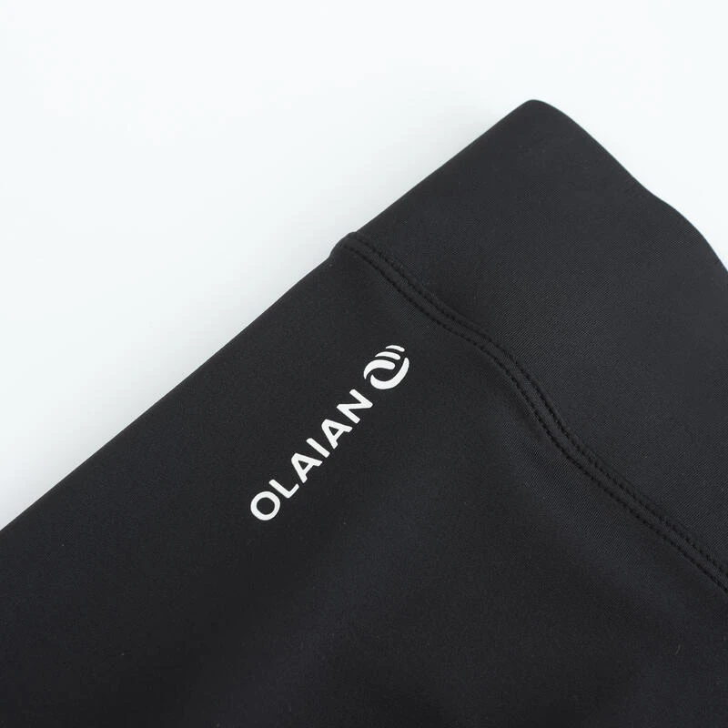 Uv-werende Legging Voor Surfen Dames 100 Zwart 6 Uv-werende Legging Voor Surfen Dames 100 Zwart - Afbeelding 4