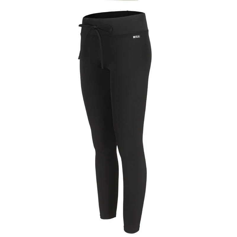 Uv-werende Legging Voor Surfen Dames 100 Zwart 7 Uv-werende Legging Voor Surfen Dames 100 Zwart - Afbeelding 5