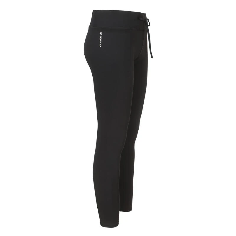Uv-werende Legging Voor Surfen Dames 100 Zwart 10 Uv-werende Legging Voor Surfen Dames 100 Zwart - Afbeelding 8