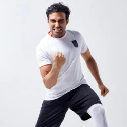 Kipsta VOETBALSHIRT VOOR VOLWASSENEN ENGELAND FF100 2024 -Modekleding voetbalshirt voor volwassenen engeland ff100 2024 13